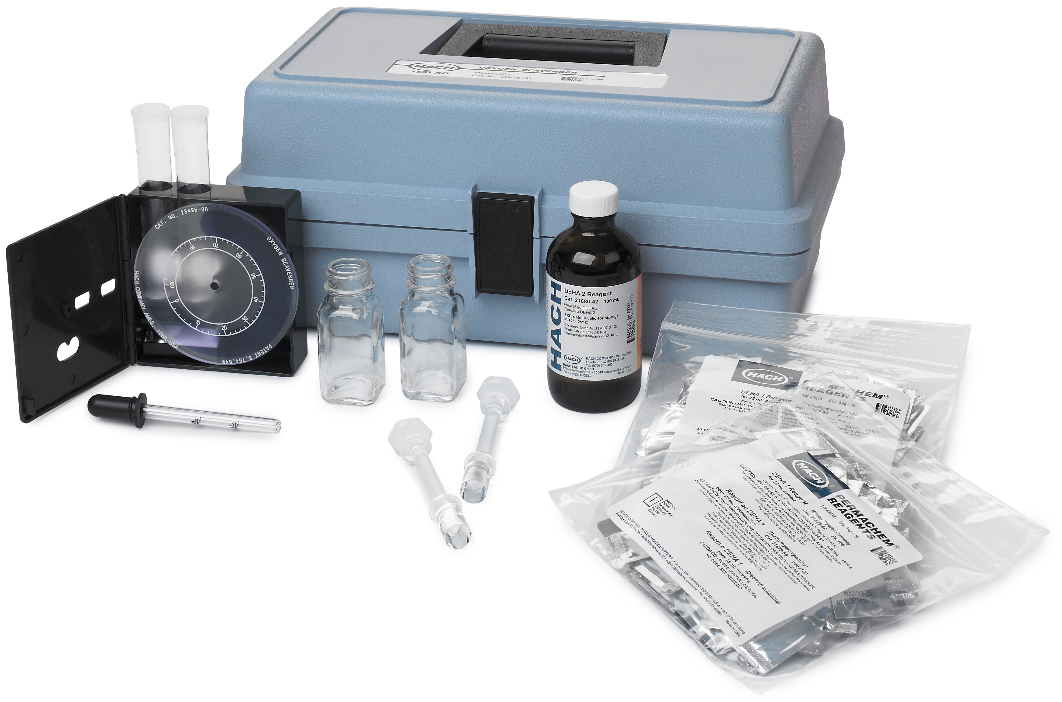 Oxygen Scavenger Test Kit, Model OS-1, Color Disc, 50 tests