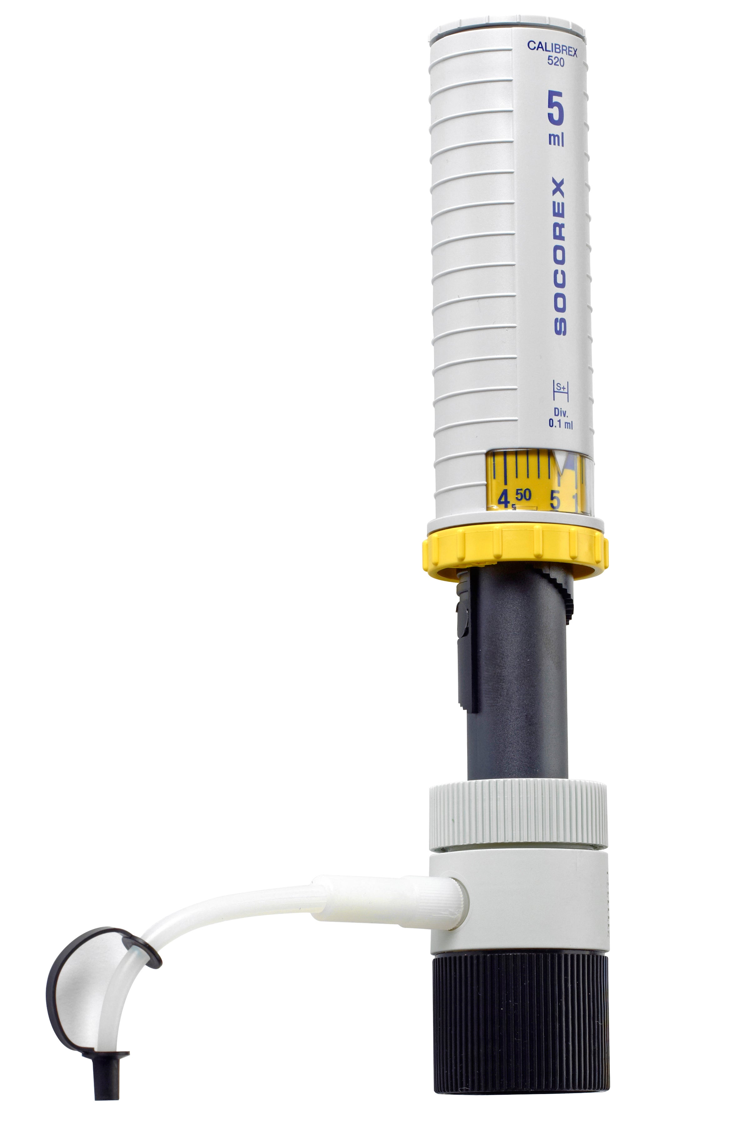 Dispenser, bottle-top, variable volume, digital, 1.0-5.0 mL