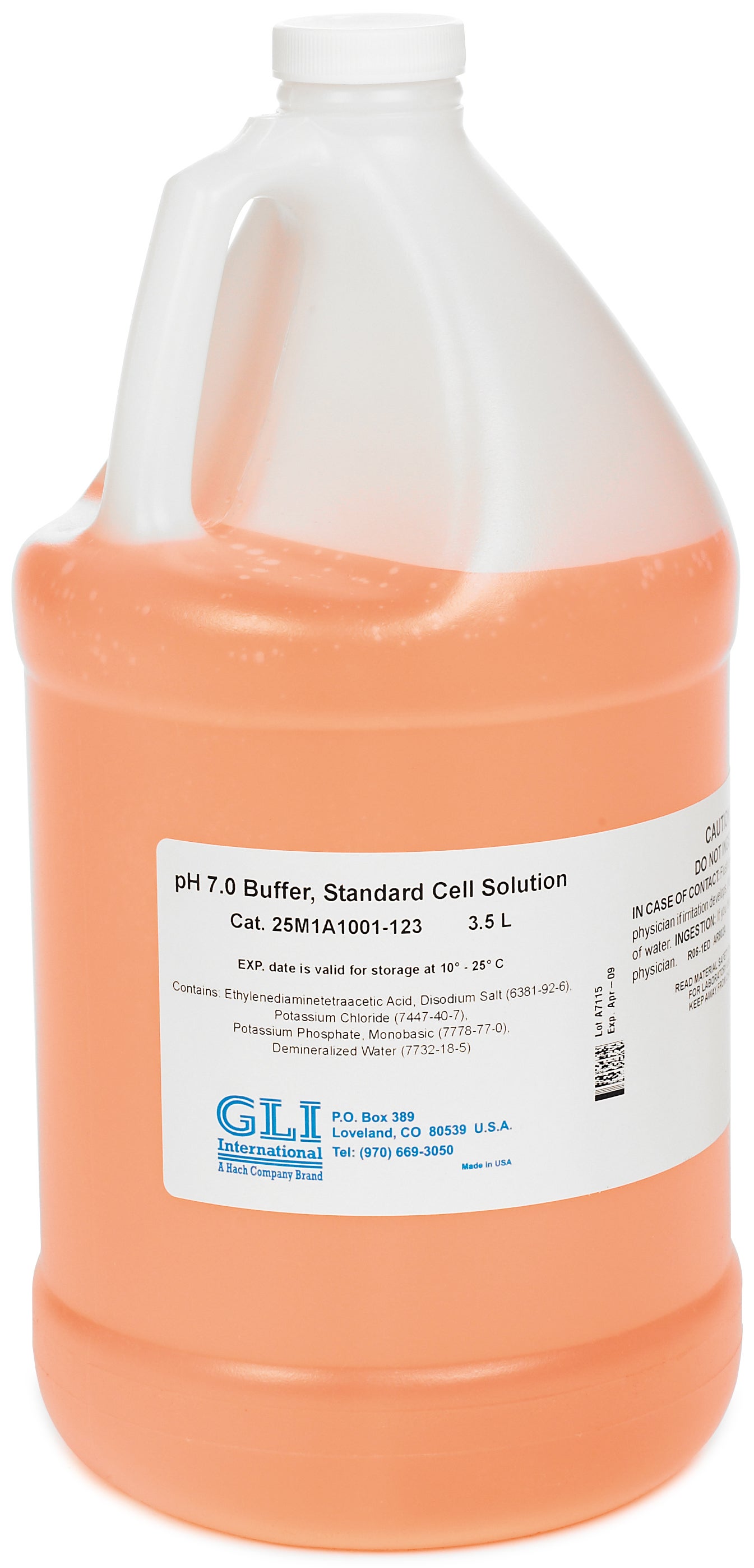 GLI pH 7.0 Buffer, Std Cell 3.5 L