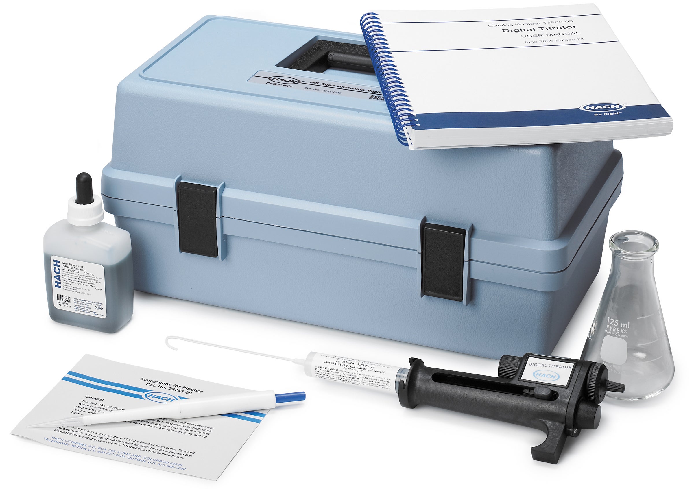 Aqua Ammonia Test Kit, Model NI-HRDT