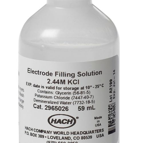 Filling Solution, Reference, 2.44 M KCl, 59 mL