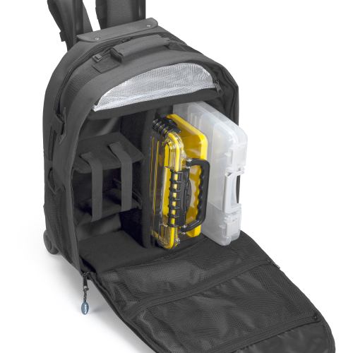 Large Backpack for Portable Instruments, Wheeled with Cases