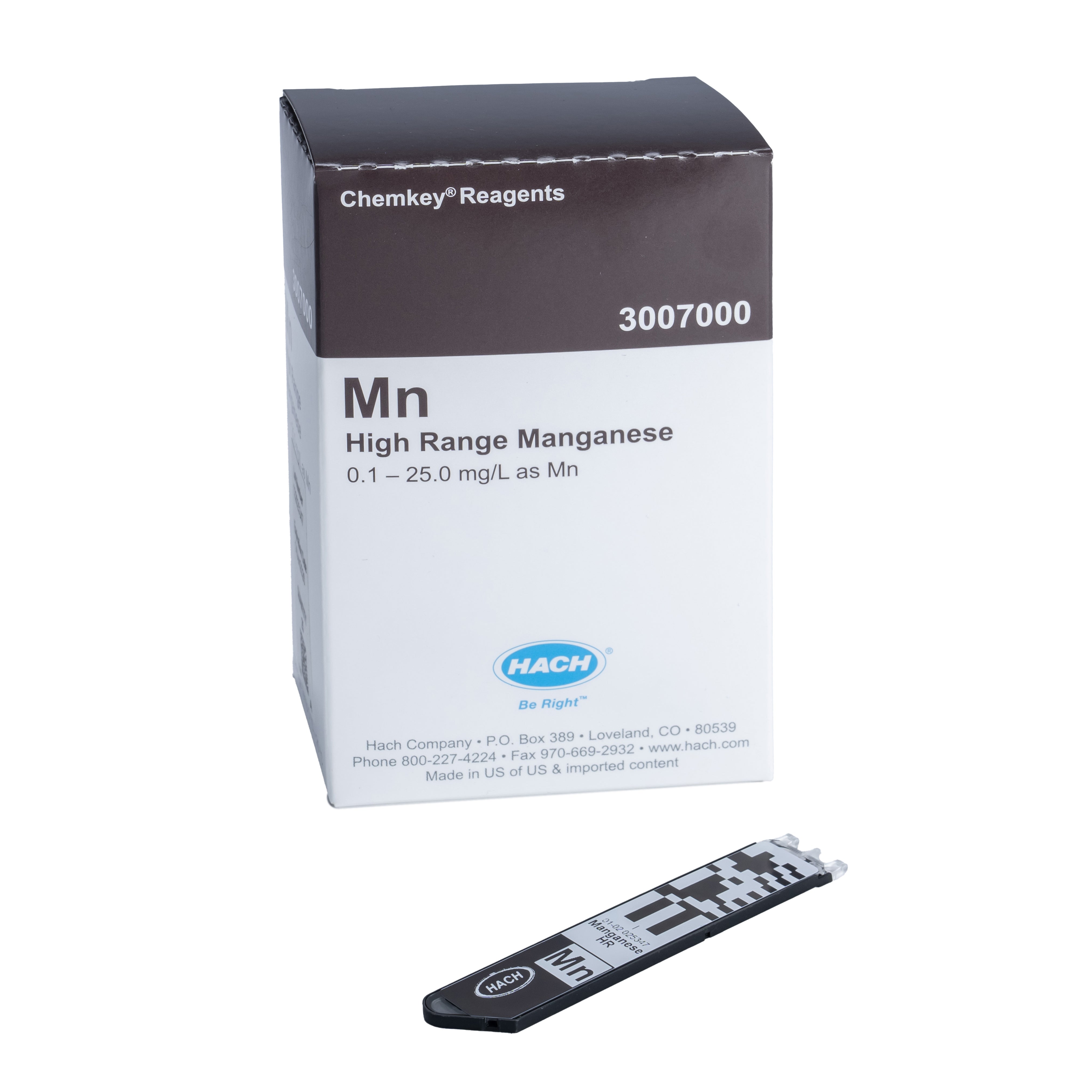 HR Manganese Chemkey® Reagents (box of 25)