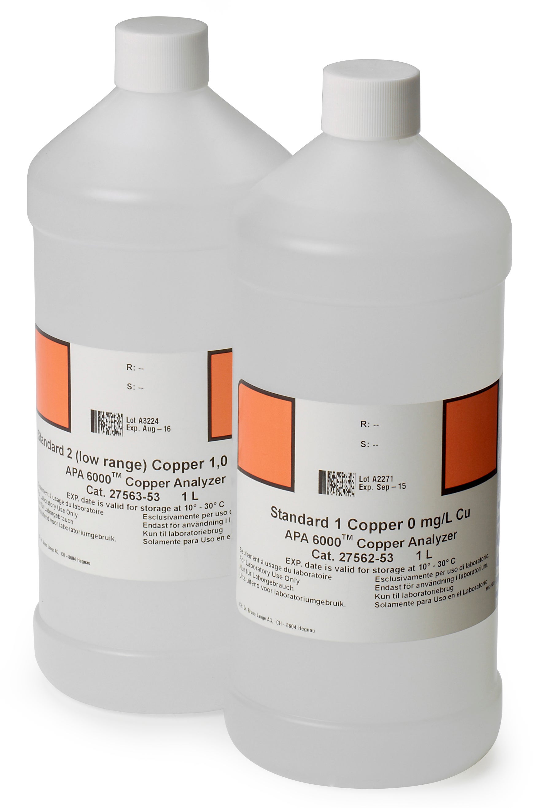 APA6000 Low Range Copper Standards Set