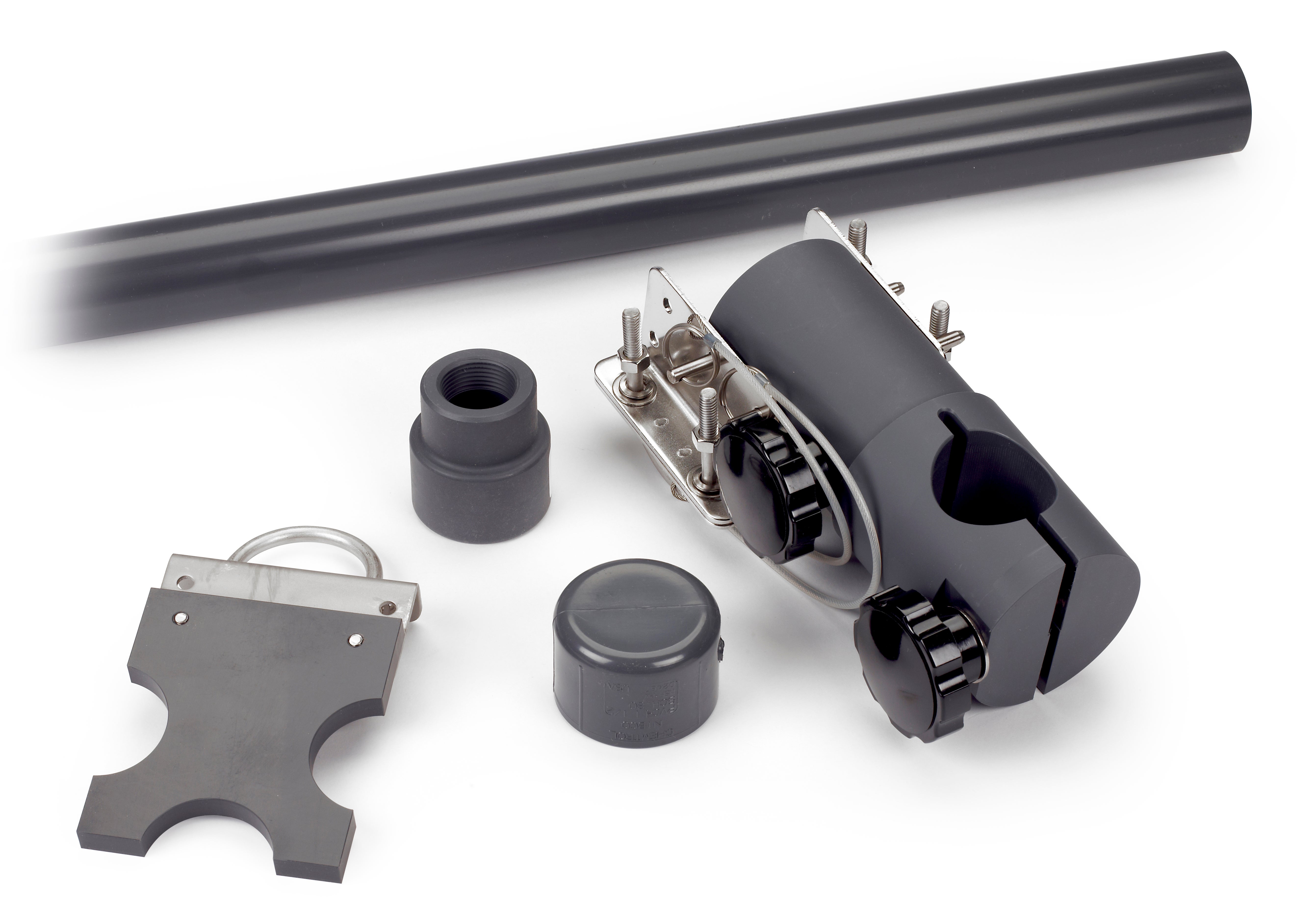 Pole Mount Assembly for 1" NPT Sensors