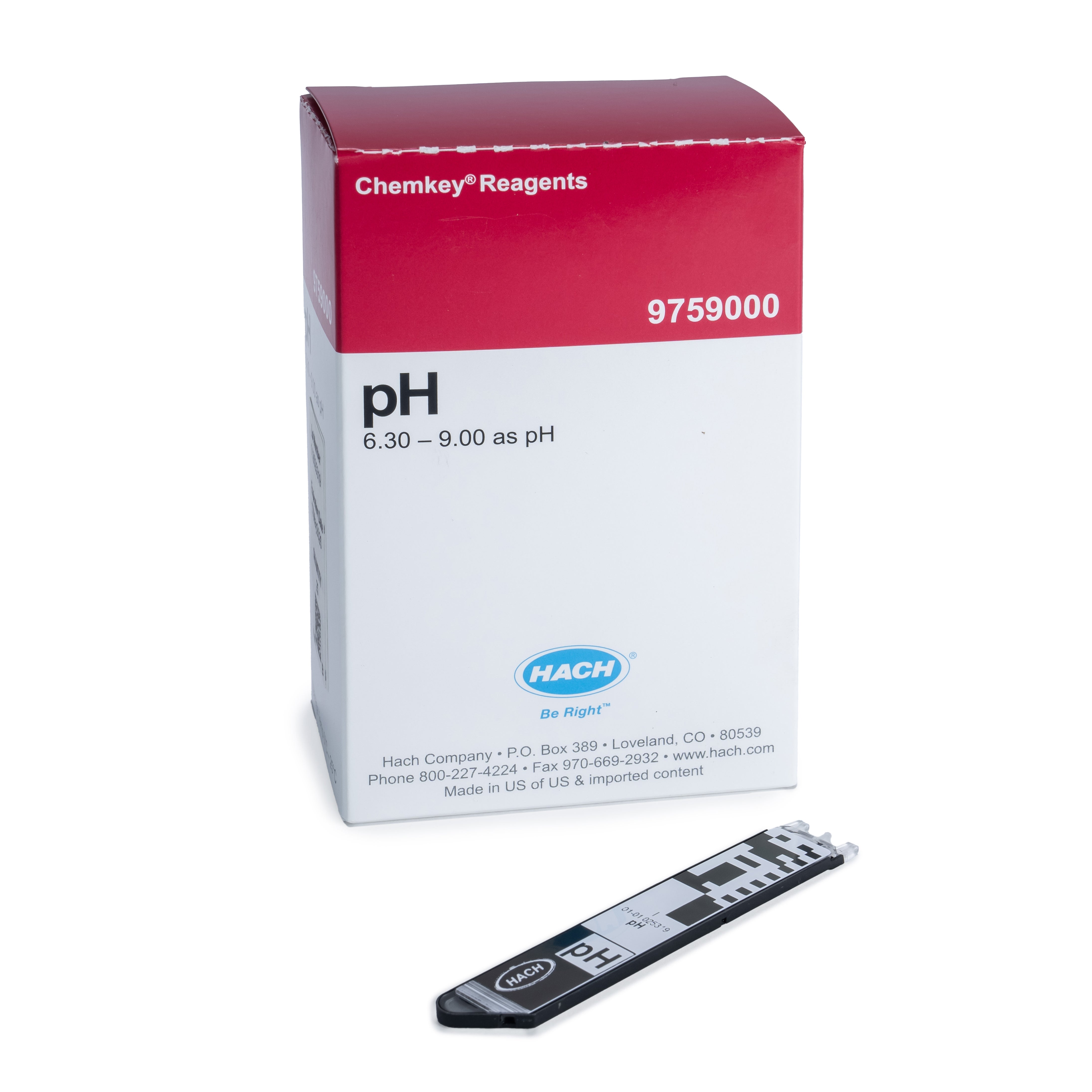 pH Chemkey® Reagents (box of 25)