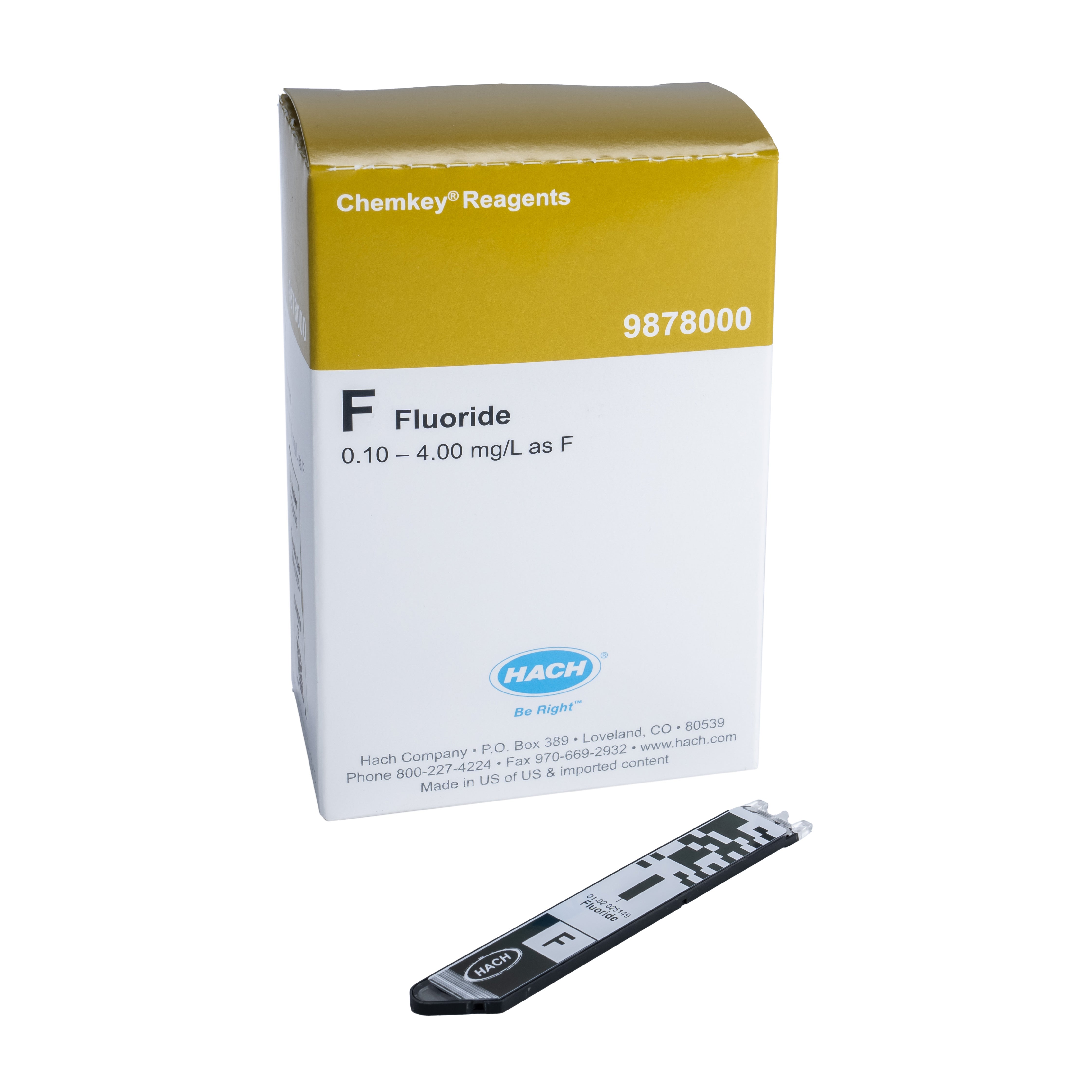 Fluoride Chemkey® Reagents (box of 25)