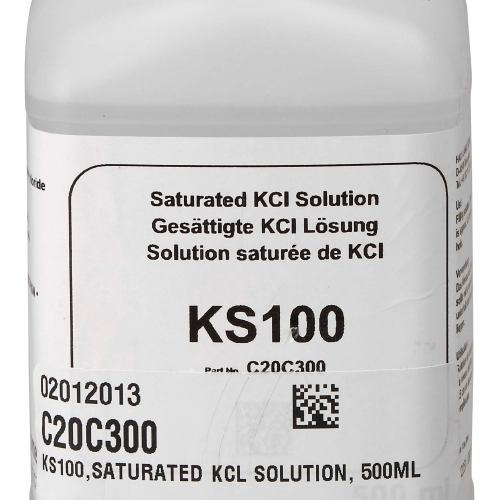 KS100 KCl Solution, Saturated, 500 mL (Radiometer Analytical)