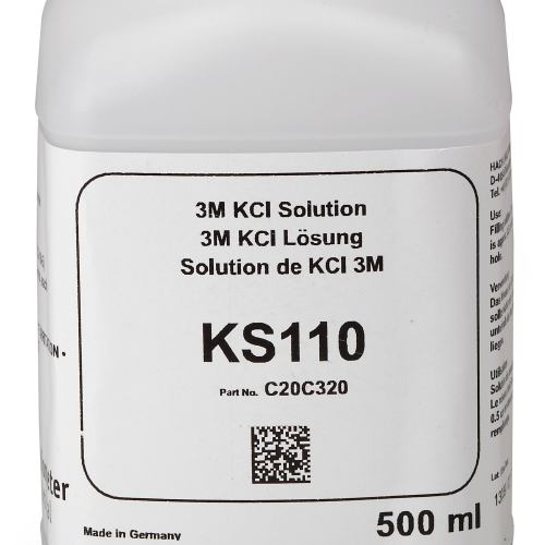 KS110 KCl Solution, 3M, 500 mL (Radiometer Analytical)