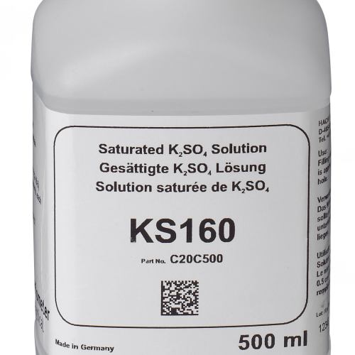 KS160 K₂SO₄ Solution, Saturated, 500 mL (Radiometer Analytical)