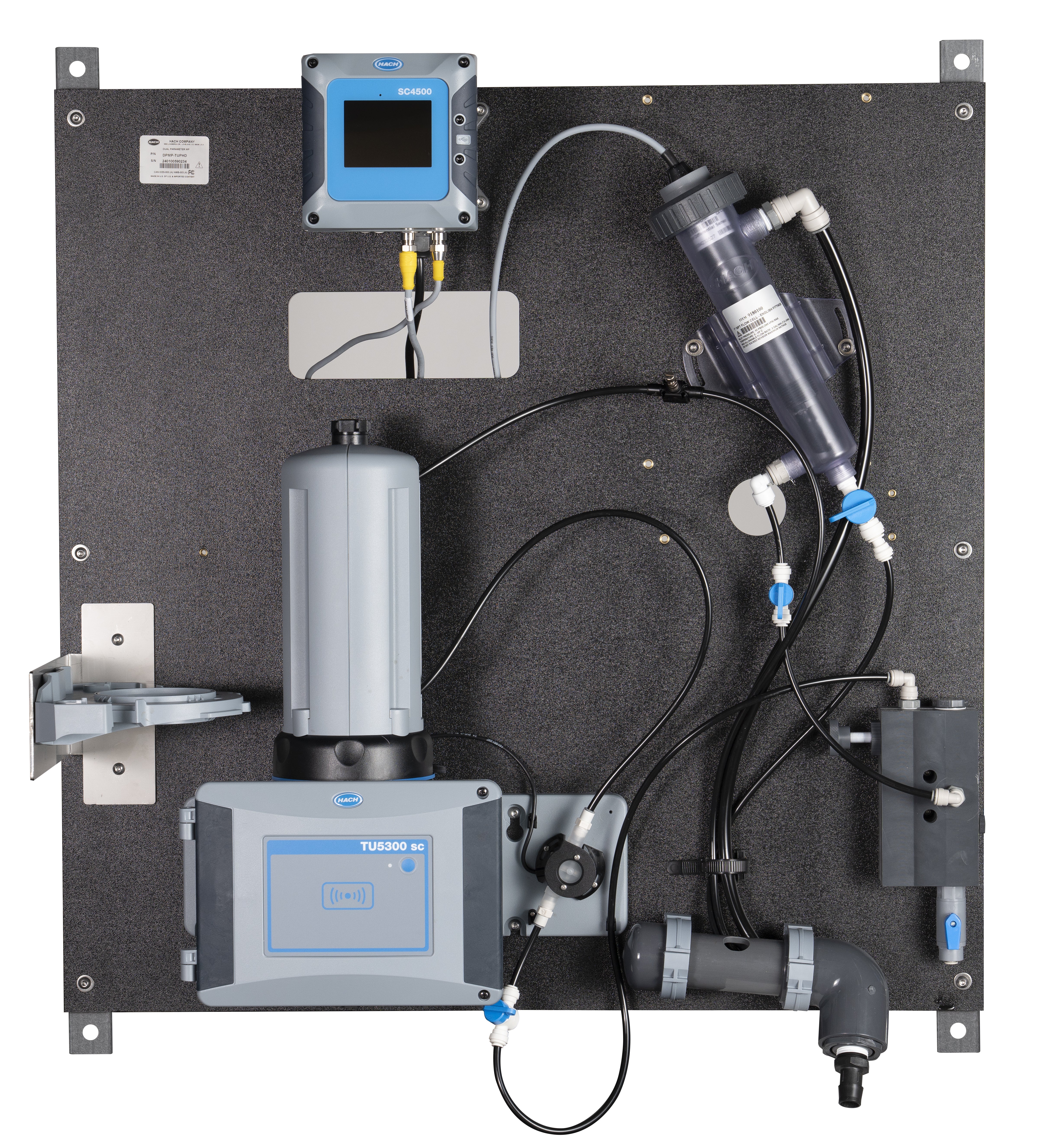 Dual Parameter Monitoring Panel with SC4500, TU5300sc and digital pH Sensor
