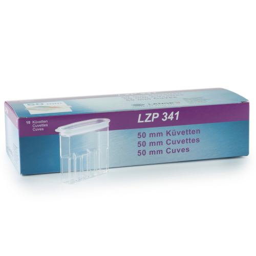 Sample cell, 50 mm rectangular PMMA, 10 pcs.