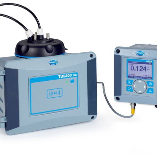 TU5400sc Ultra-High Precision Low Range Laser Turbidimeter, EPA version with SC200 Controller, 24 VDC, 1 Channel