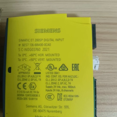 Siemens 6ES7136-6BA00-0CA0 Automation Module - Industrial Control Component