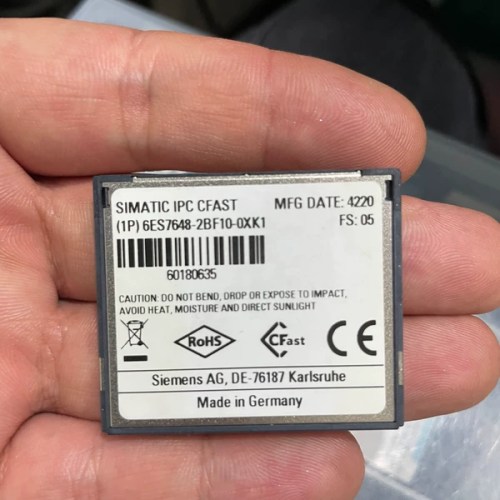 Siemens CF Card 6ES7 648-2BF10-0XK1 - Industrial Automation Memory Storage