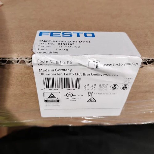 Festo Servo Drive Controller CMMT-AS-C5-11A-P3-MP-S1 for Automation