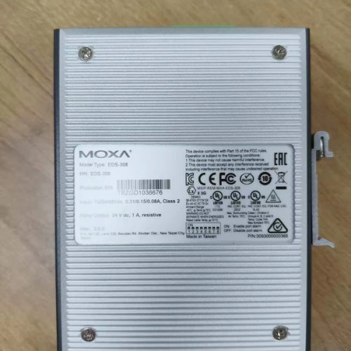 MOXA EDS-308 Industrial Ethernet Switch - Reliable Network Connectivity