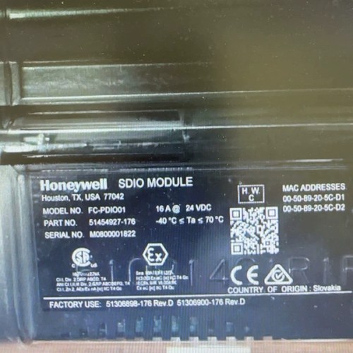 Honeywell SDIO Module FC-PDIO01 - Industrial Data I/O Expansion Device