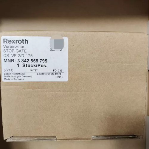 Rexroth Blocking Cylinder VE 2/D-175 3842558795 - Industrial Pneumatic Component