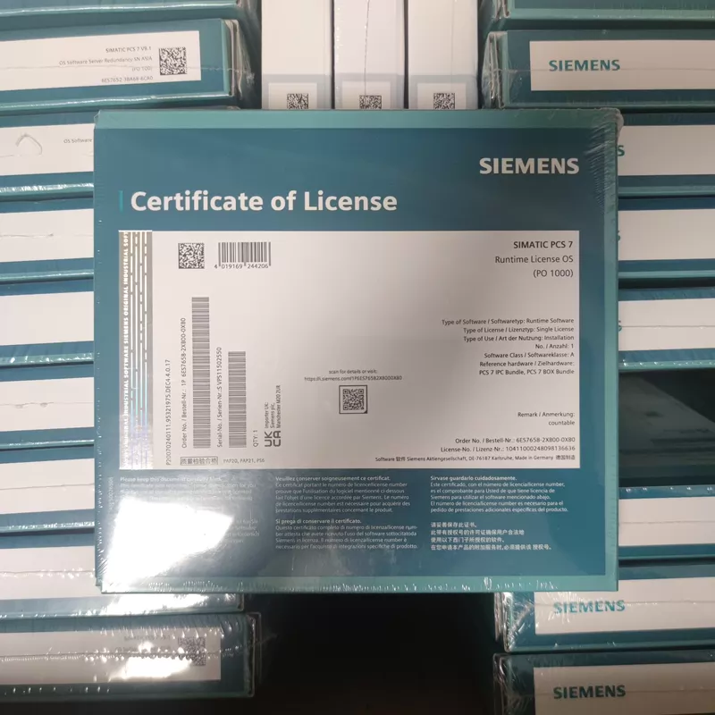 SIEMENS 6ES7658-2XB00-0XB0 PCS7 Runtime License Software