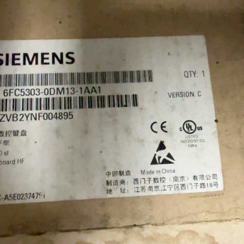 SIEMENS 6FC5303-0DM13-1AA1 Durable CNC Keyboard Solution