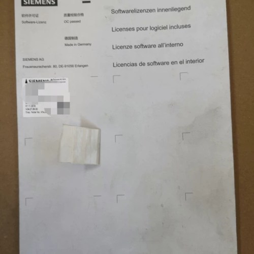 SIEMENS 6FC5835-2GY40-4YA0 Industrial Software Card Module