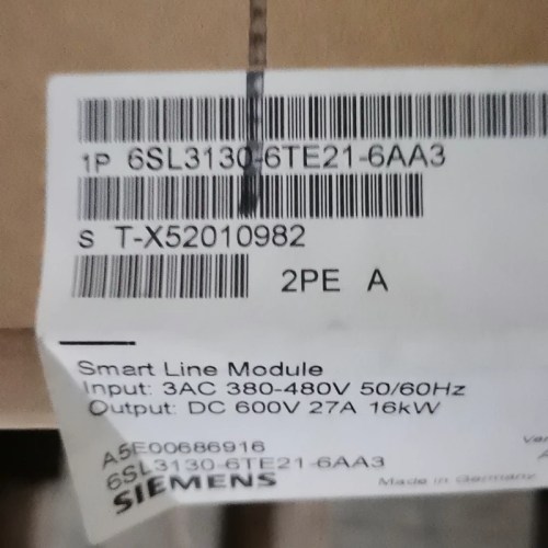 Siemens 6SL3130-6TE21-6AA3 - High-Quality Driver
