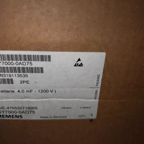 SIEMENS Capacitor 6SY7000-0AD75 Industrial Electrical Part