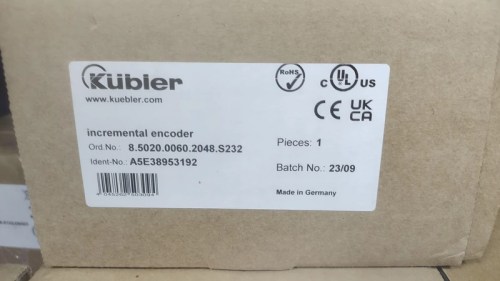 Kubler Incremental Encoder - Model 8.5020.0060.2048.S232