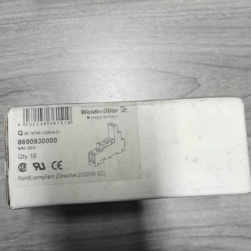 Weidmuller Relay Socket Model 8690830000 for Industrial Use