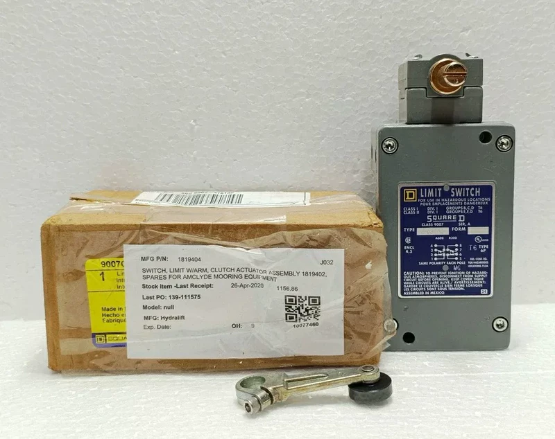 Square D 9007CR61A2 Switch: Industrial Position Sensing