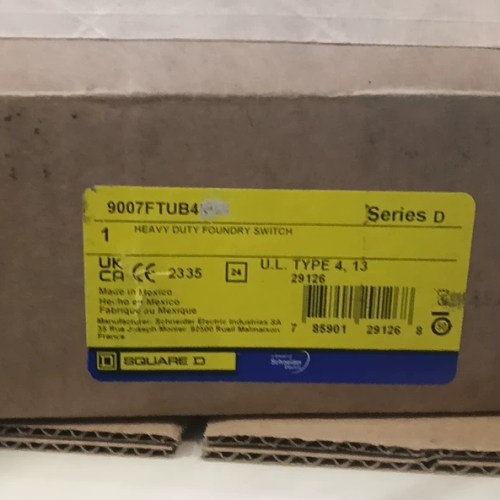 SQUARE D Limit Switch 9007FTUB4 - Industrial Safety Device