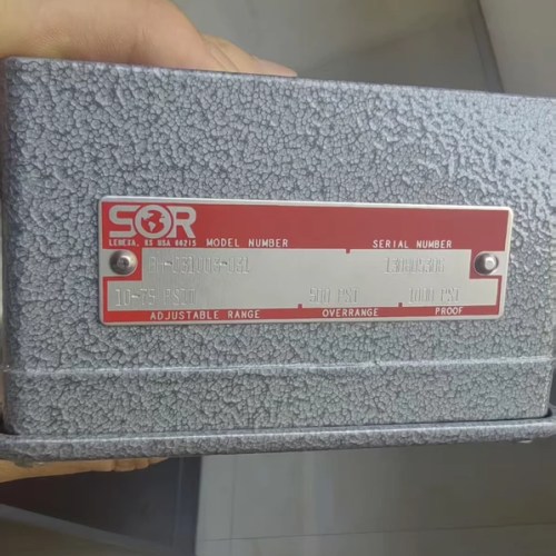 SOR BH-031003-031 Pressure Switch High Sensitivity Model