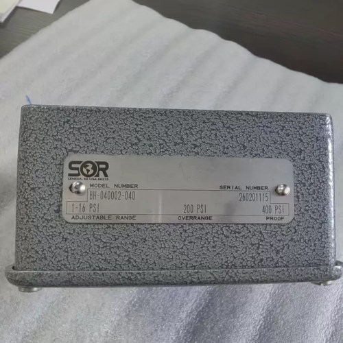 SOR BH-040002-040 Pressure Switch - Reliable Industrial Control