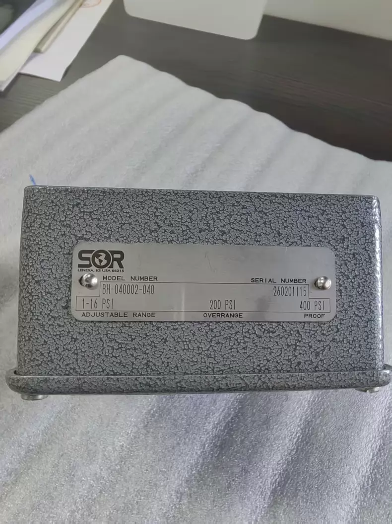 SOR BH-040002-040 Pressure Switch - Reliable Industrial Control