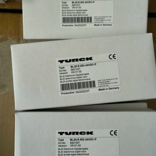 TURCK BL20-E-8DI-24VDC-P Digital Input Module 8 Channels