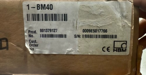 HBM BM-40 Load Cell High Accuracy Force Measurement Sensor