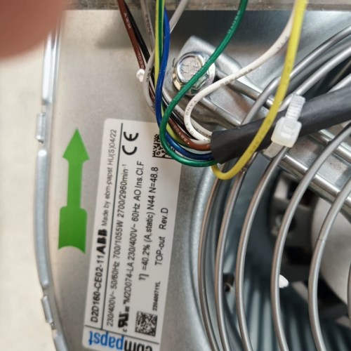 ebmpapst Centrifugal Fan D2D160-CE02-11/16/12 Efficient Cooling