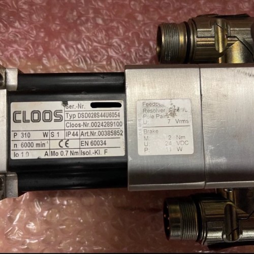 CLOOS DSD028S44U6054 Motor - Efficient Power Delivery