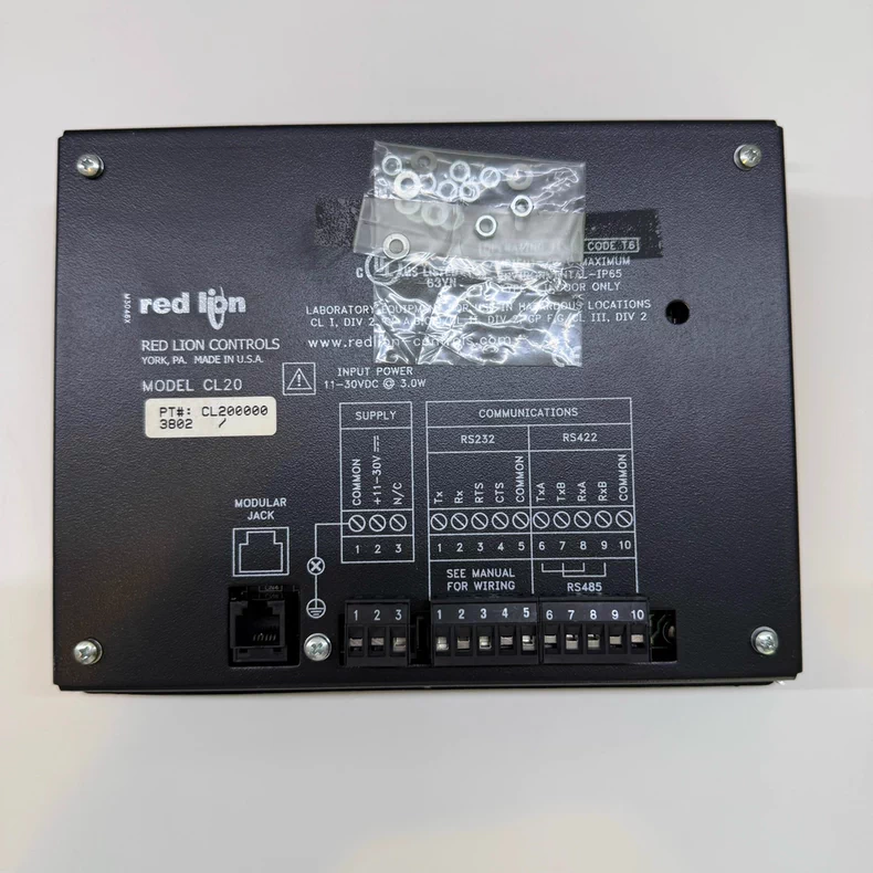Red Lion GL200000 Keypad Display for Industrial Control