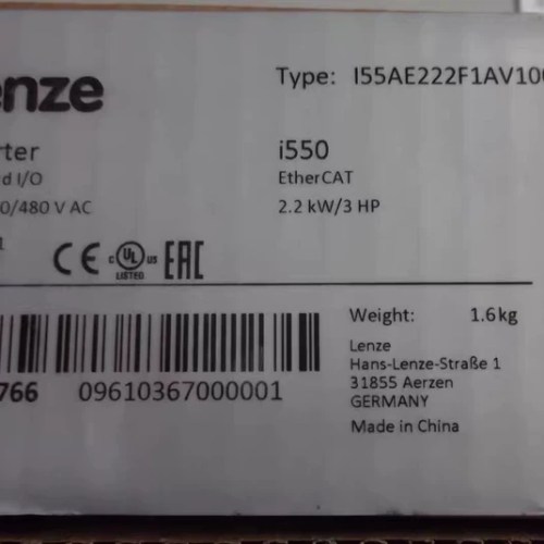 LENZE Inverter I55AE222F1AV1000KS Efficient Motor Control