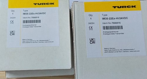 TURCK Safety Relay IM35-22EX-HI/24VDC Reliable Protection Device