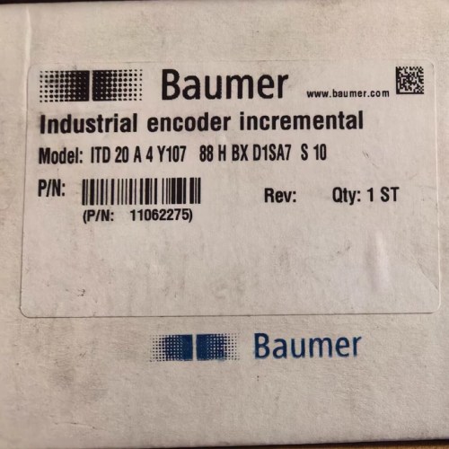 Baumer Incremental Encoder ITD 20 A 4 Y107 8 - Accurate Positioning