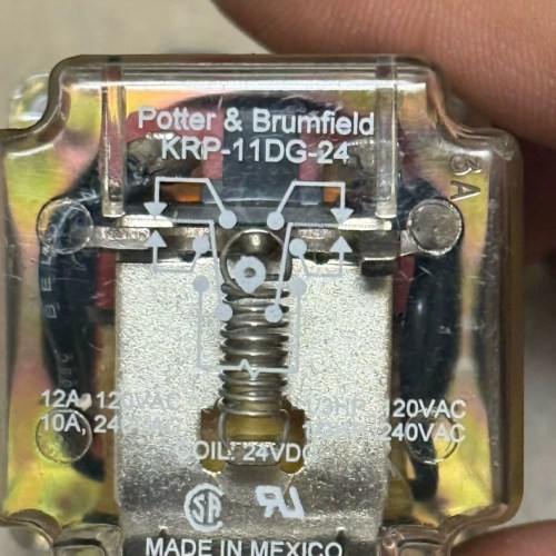 Potter & Brumfield Relay Model KRP-11DG-24 Reliable Switching Device