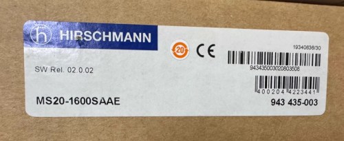 Hirschmann Industrial Ethernet Switch MS20-1600SAAE Fast Network