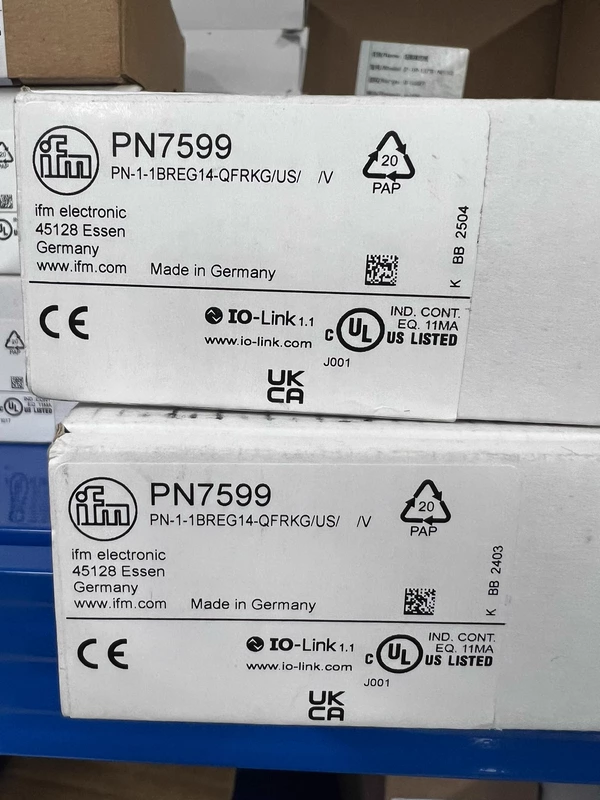 ifm PN7599 Pressure Sensor - Reliable Industrial Monitoring