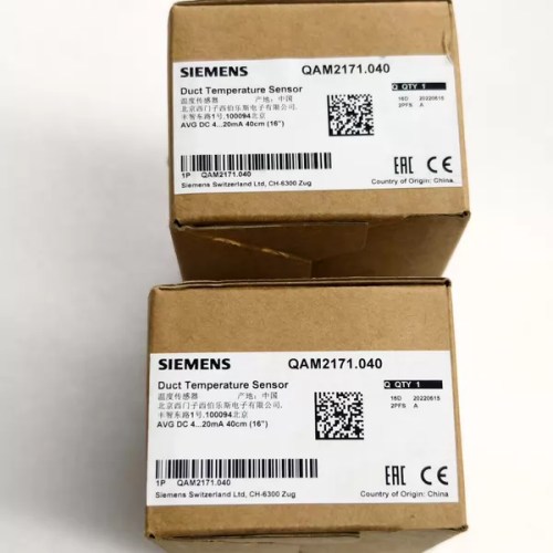 SIEMENS Duct Temperature Sensor QAM2171.040 Accurate Sensing