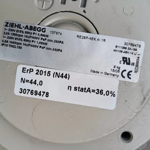 EBM-PAPST RE28P-4EK.4I.1R Motor High Performance Drive