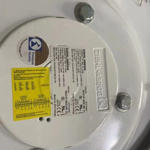 ZIEHL-ABEGG Centrifugal Fan RG31P-4DK.6K.1L - Efficient Airflow