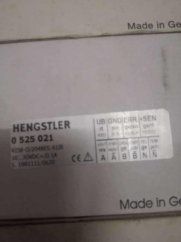 HENGSTLER Encoder RI58-O/2048ES.41IB - Industrial-Grade Feedback